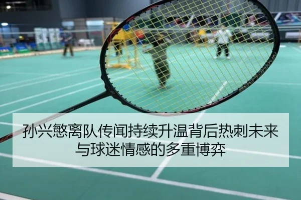 孙兴慜离队传闻持续升温背后热刺未来与球迷情感的多重博弈