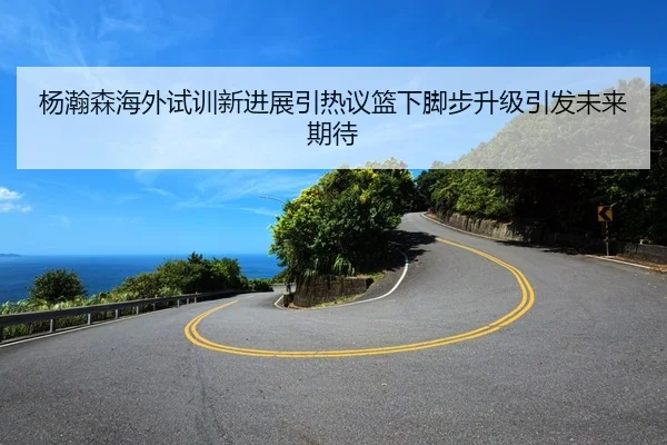 杨瀚森海外试训新进展引热议篮下脚步升级引发未来期待